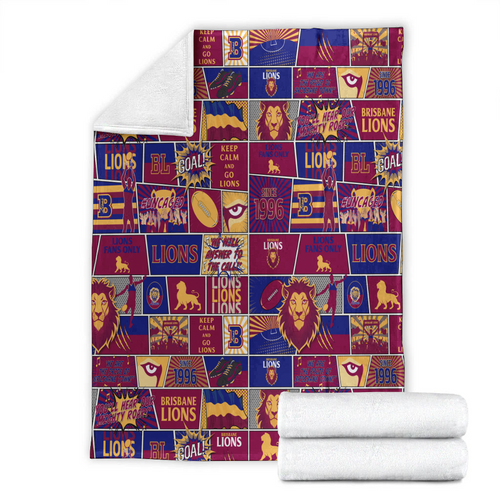 Brisbane Lions Blanket Legacy Of The Pride Comic Style Brisbane Lions Blanket Legacy Of The Pride Comic Style