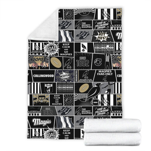 Collingwood Blanket Legacy Of The Pride Comic Style Collingwood Blanket Legacy Of The Pride Comic Style