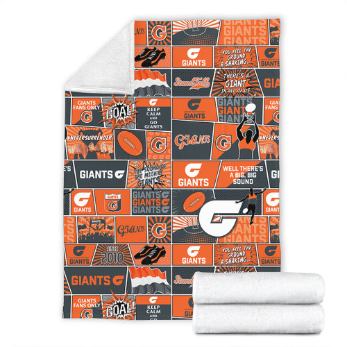 GWS GIANTS Blanket Legacy Of The Pride Comic Style GWS GIANTS Blanket Legacy Of The Pride Comic Style