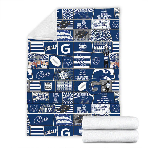 Geelong Cats Blanket Legacy Of The Pride Comic Style Geelong Cats Blanket Legacy Of The Pride Comic Style