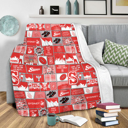Sydney Swans Blanket Legacy Of The Pride Comic Style Sydney Swans Blanket Legacy Of The Pride Comic Style