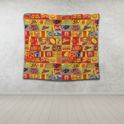 Gold Coast SUNS Tapestry Legacy Of The Pride Comic Style