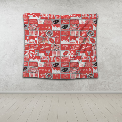 Sydney Swans Tapestry Legacy Of The Pride Comic Style Sydney Swans Tapestry Legacy Of The Pride Comic Style