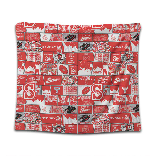 Sydney Swans Tapestry Legacy Of The Pride Comic Style Sydney Swans Tapestry Legacy Of The Pride Comic Style
