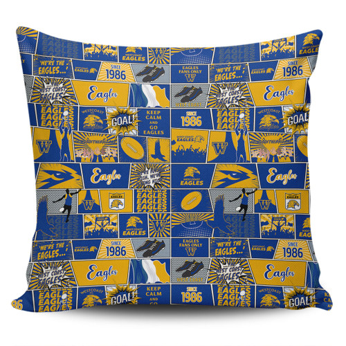 West Coast Eagles Pillow Cases Legacy Of The Pride Comic Style