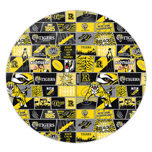 Port Adelaide Round Rug Legacy Of The Pride Comic Style
