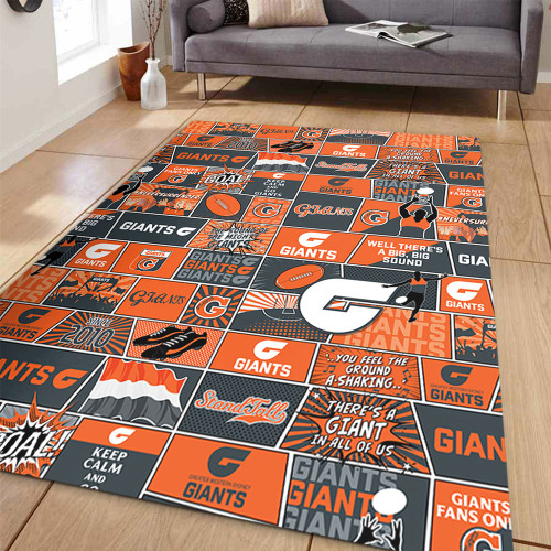 GWS GIANTS Area Rug Legacy Of The Pride Comic Style GWS GIANTS Area Rug Legacy Of The Pride Comic Style