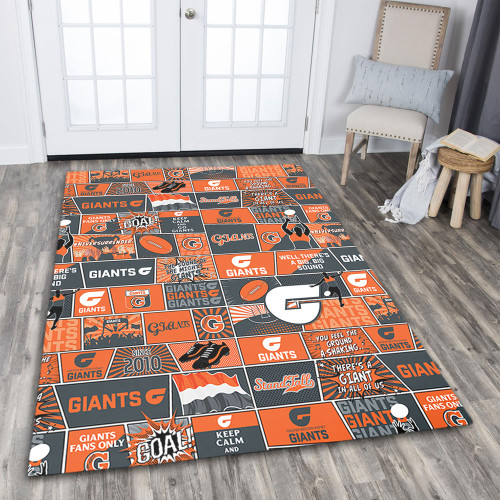 GWS GIANTS Area Rug Legacy Of The Pride Comic Style GWS GIANTS Area Rug Legacy Of The Pride Comic Style