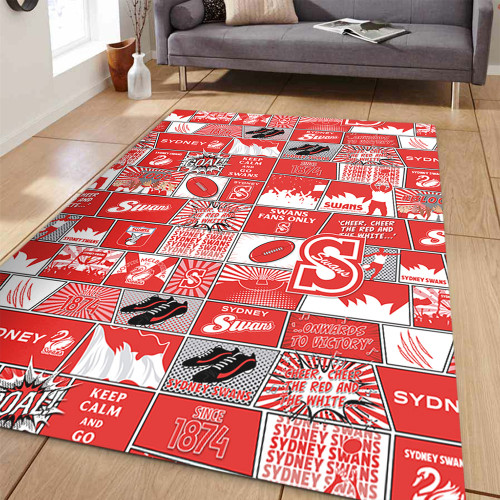 Sydney Swans Area Rug Legacy Of The Pride Comic Style Sydney Swans Area Rug Legacy Of The Pride Comic Style