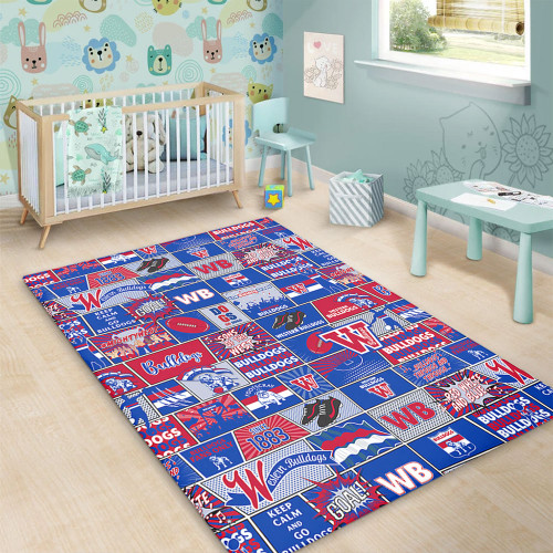 Western Bulldogs Area Rug Legacy Of The Pride Comic Style