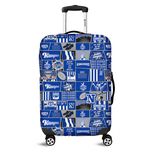 North Melbourne Luggage Cover Legacy Of The Pride Comic Style North Melbourne Luggage Cover Legacy Of The Pride Comic Style