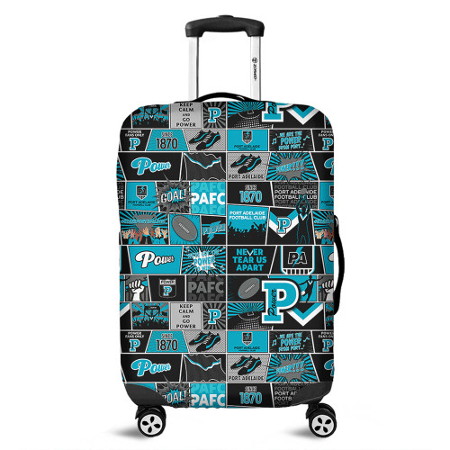 Port Adelaide Luggage Cover Legacy Of The Pride Comic Style Port Adelaide Luggage Cover Legacy Of The Pride Comic Style