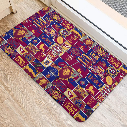 Brisbane Lions Doormat Legacy Of The Pride Comic Style Brisbane Lions Doormat Legacy Of The Pride Comic Style