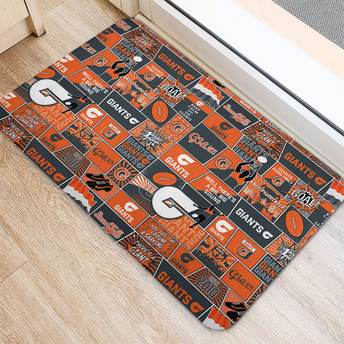 GWS GIANTS Doormat Legacy Of The Pride Comic Style GWS GIANTS Doormat Legacy Of The Pride Comic Style