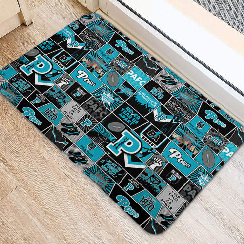 Port Adelaide Doormat Legacy Of The Pride Comic Style Port Adelaide Doormat Legacy Of The Pride Comic Style