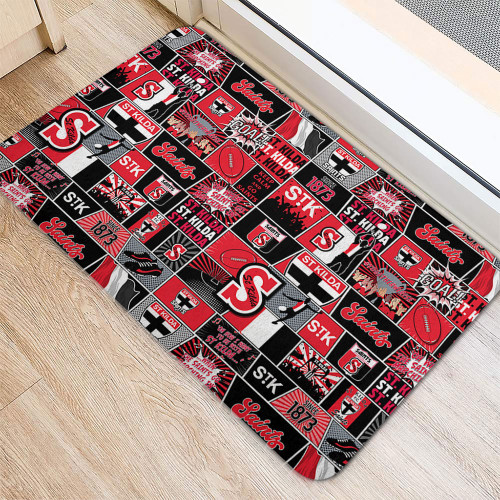 St Kilda Doormat Legacy Of The Pride Comic Style St Kilda Doormat Legacy Of The Pride Comic Style