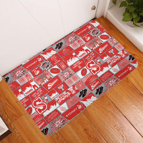 Sydney Swans Doormat Legacy Of The Pride Comic Style Sydney Swans Doormat Legacy Of The Pride Comic Style
