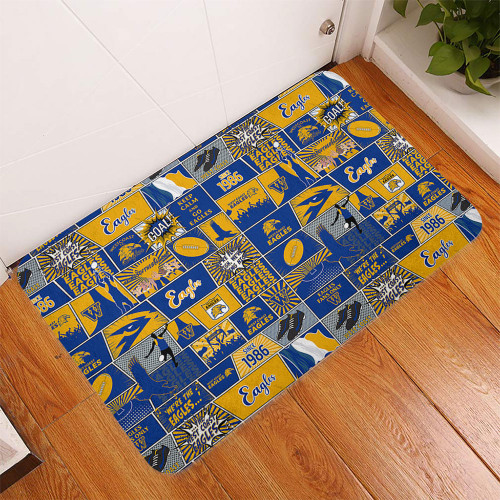 West Coast Eagles Doormat Legacy Of The Pride Comic Style West Coast Eagles Doormat Legacy Of The Pride Comic Style