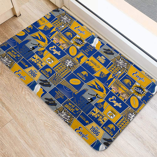 West Coast Eagles Doormat Legacy Of The Pride Comic Style West Coast Eagles Doormat Legacy Of The Pride Comic Style