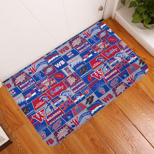 Western Bulldogs Doormat Legacy Of The Pride Comic Style Western Bulldogs Doormat Legacy Of The Pride Comic Style