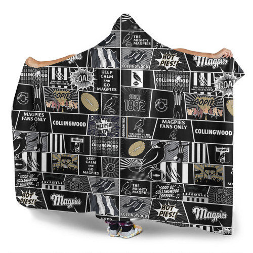 Collingwood Hooded Blanket Legacy Of The Pride Comic Style Collingwood Hooded Blanket Legacy Of The Pride Comic Style