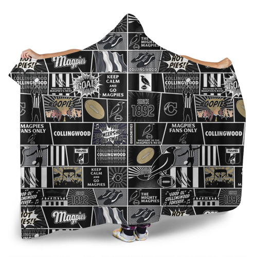 Collingwood Hooded Blanket Legacy Of The Pride Comic Style Collingwood Hooded Blanket Legacy Of The Pride Comic Style