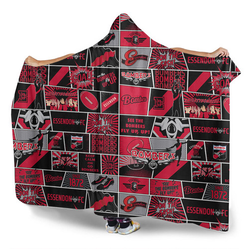 Essendon Hooded Blanket Legacy Of The Pride Comic Style