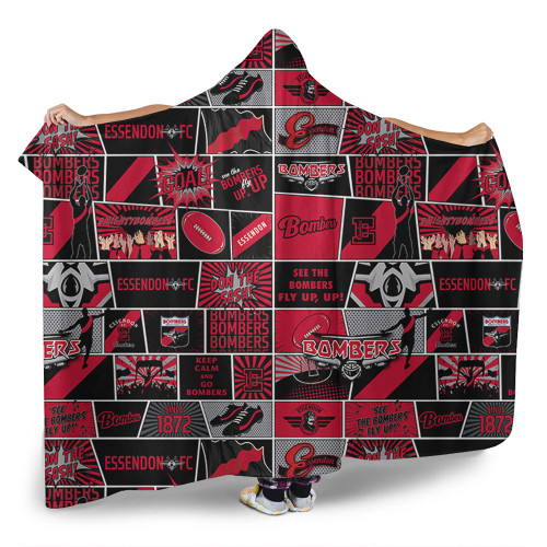 Essendon Hooded Blanket Legacy Of The Pride Comic Style