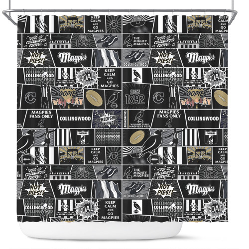 Collingwood Shower Curtain Legacy Of The Pride Comic Style Collingwood Shower Curtain Legacy Of The Pride Comic Style