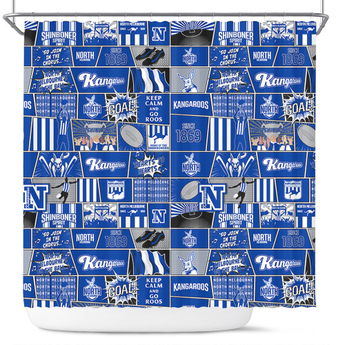 North Melbourne Shower Curtain Legacy Of The Pride Comic Style North Melbourne Shower Curtain Legacy Of The Pride Comic Style