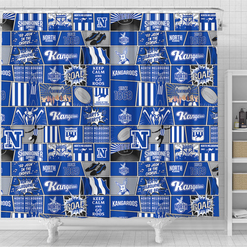 North Melbourne Shower Curtain Legacy Of The Pride Comic Style North Melbourne Shower Curtain Legacy Of The Pride Comic Style