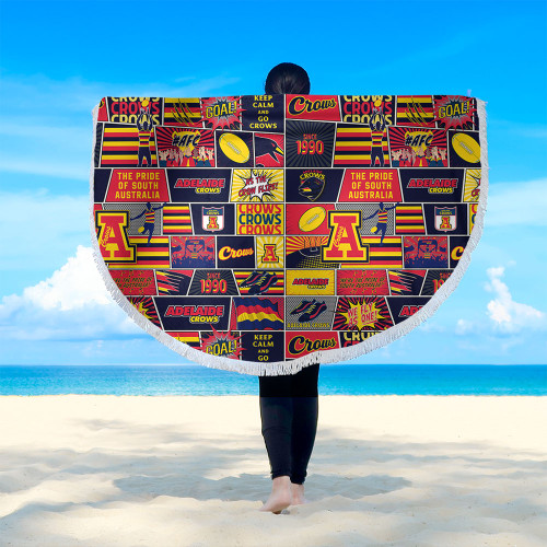 Adelaide Crows Beach Blanket Legacy Of The Pride Comic Style Adelaide Crows Beach Blanket Legacy Of The Pride Comic Style