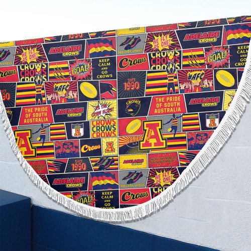 Adelaide Crows Beach Blanket Legacy Of The Pride Comic Style Adelaide Crows Beach Blanket Legacy Of The Pride Comic Style