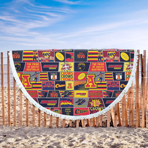 Adelaide Crows Beach Blanket Legacy Of The Pride Comic Style Adelaide Crows Beach Blanket Legacy Of The Pride Comic Style
