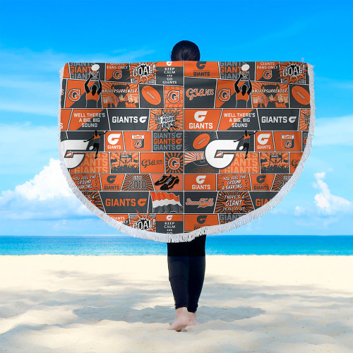 GWS GIANTS Beach Blanket Legacy Of The Pride Comic Style