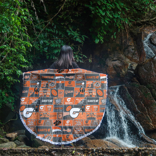 GWS GIANTS Beach Blanket Legacy Of The Pride Comic Style