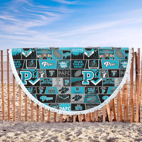 Port Adelaide Beach Blanket Legacy Of The Pride Comic Style Port Adelaide Beach Blanket Legacy Of The Pride Comic Style