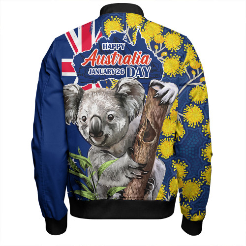 Australia Bomber Jacket Australia Day Koala Golden Wattle Edition Australia Bomber Jacket Australia Day Koala Golden Wattle Edition
