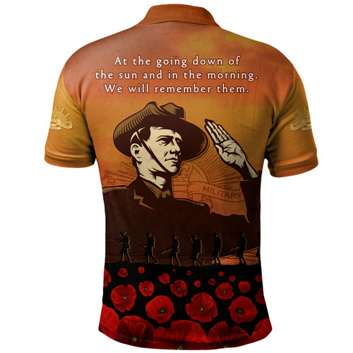 Australia Polo Shirt Anzac Day Soldiers Salute To Remember Of Our Heroes Australia Polo Shirt Anzac Day Soldiers Salute To Remember Of Our Heroes