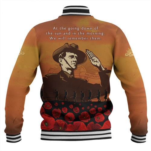 Australia Baseball Jacket Anzac Day Soldiers Salute To Remember Of Our Heroes