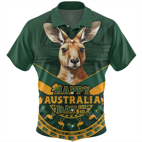 Australia Hawaiian Shirt Kangaroo Pride Australia Day Australia Hawaiian Shirt Kangaroo Pride Australia Day
