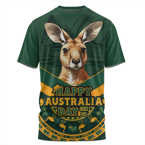 Australia T-Shirt Kangaroo Pride Australia Day Australia T-Shirt Kangaroo Pride Australia Day
