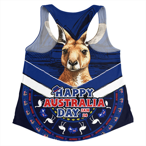 Australia Women Racerback Singlet Kangaroo Pride Australia Day Australia Women Racerback Singlet Kangaroo Pride Australia Day