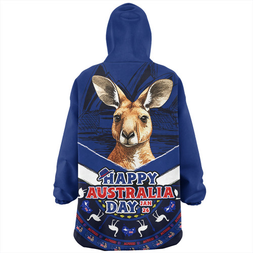 Australia Snug Hoodie Kangaroo Pride Australia Day