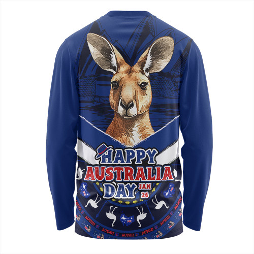 Australia Long Sleeve T-shirt Kangaroo Pride Australia Day Australia Long Sleeve T-shirt Kangaroo Pride Australia Day
