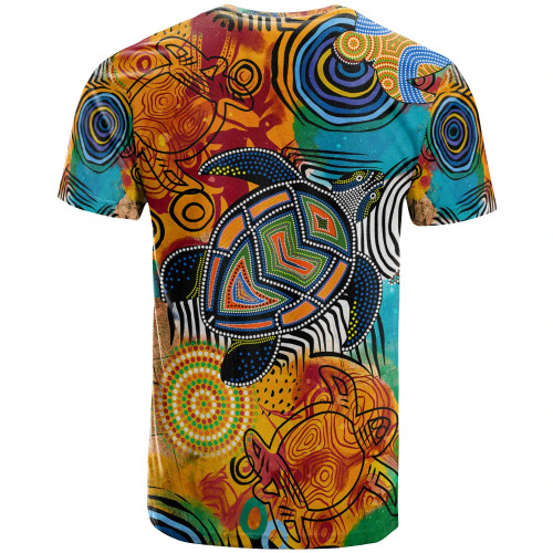 Australia Aboriginal T-Shirt - Turtle Indigenous Art Australia Aboriginal T-Shirt - Turtle Indigenous Art