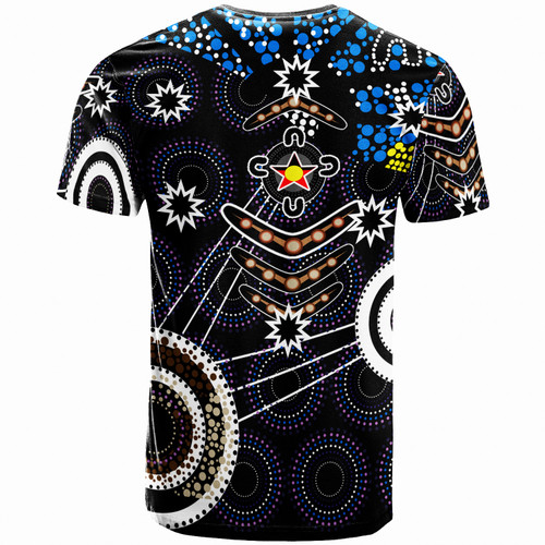 Australia Aboriginal Inspired T-shirt - Aboriginal Inspired River Star Australia Aboriginal Inspired T-shirt - Aboriginal Inspired River Star