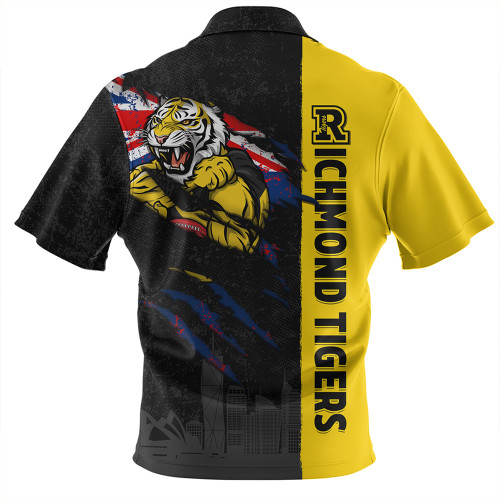 Richmond Hawaiian Shirt Burning Passion Of Power Scratch Style Richmond Hawaiian Shirt Burning Passion Of Power Scratch Style