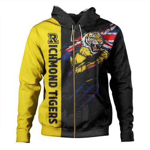 Richmond Hoodie Burning Passion Of Power Scratch Style Richmond Hoodie Burning Passion Of Power Scratch Style