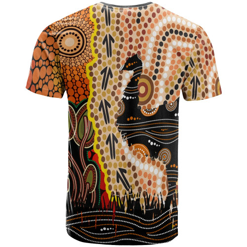Australia T-shirt - Australian Aboriginal Sun and Emu
